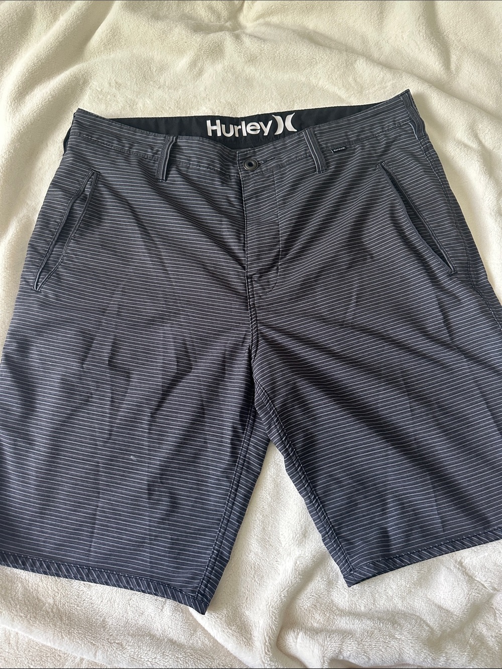 Hurley Black Waistband Casual Shorts